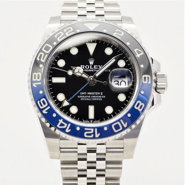 中古 Rolex ロレックス Gmtマスターii ブラック 青 黒ベゼル ジュビリーブレス 126710blnr 六本木 時計専門店proud プラウド