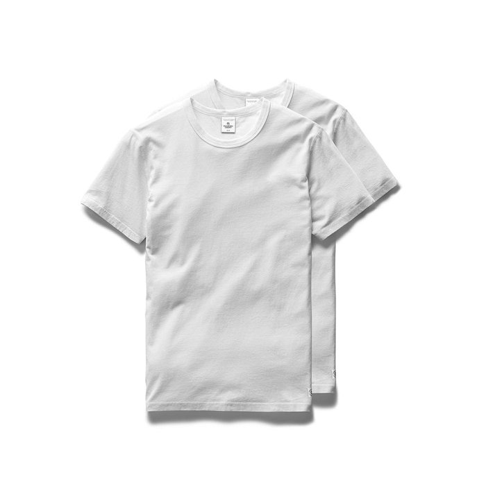 reigning champ white t shirt