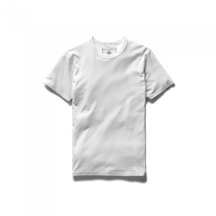 reigning champ white t shirt