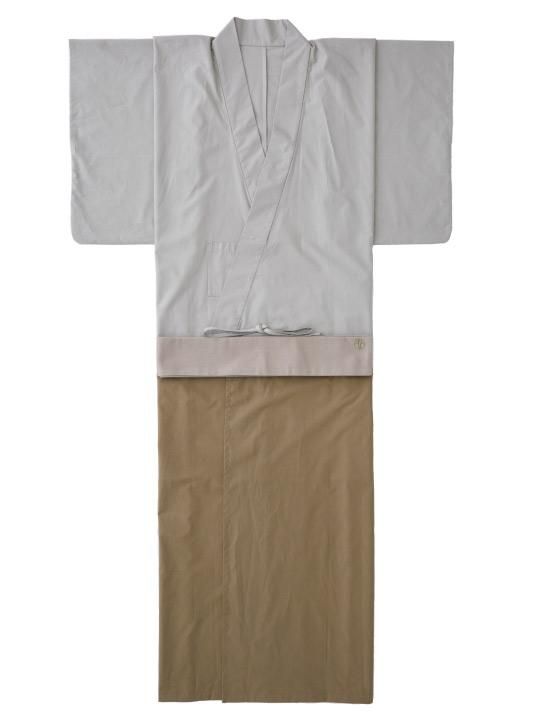 和ROBE / BI-COLOR YUKATA / GRAY x BEIGE