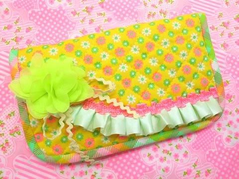 pinksオリジナルかんたんキット　　フラットポーチ