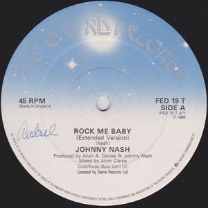 Rock Me Baby Johnny Nash Stamina Records Vintage Reggae Record Shop