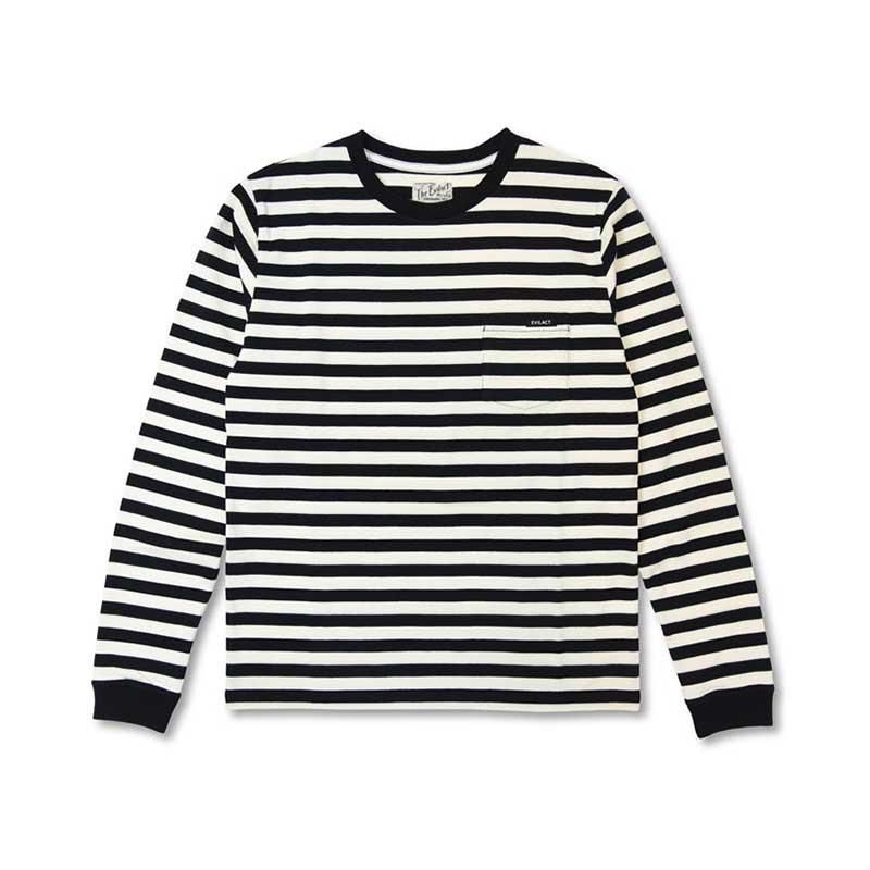 EVILACT Slim Border Pocket Tee L/S