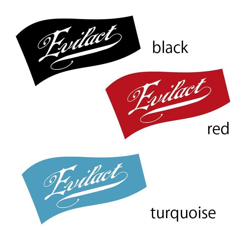 EVILACT Logo Sticker Flag A