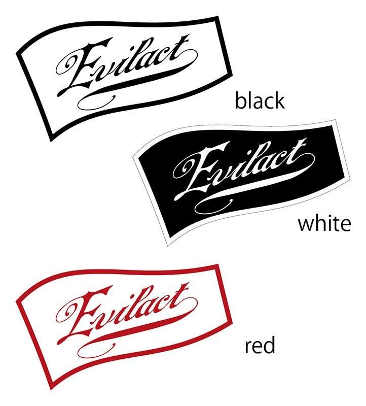 EVILACT Logo Sticker Flag C