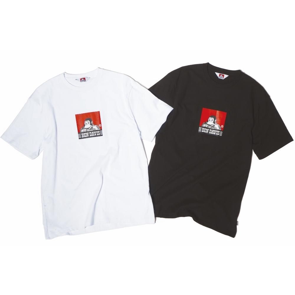 Ben Davis ベンデイビス Square Logo Print Tee スクエアロゴプリントtシャツ 抗菌防臭