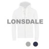  LONSDALE/ロンズデール スモール ロゴ フード （ジッパー付）