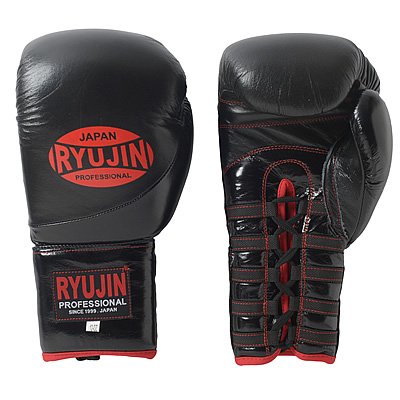 リュウジン RYUJIN 本革ボクシンググローブ（紐式） - 格闘技用品
