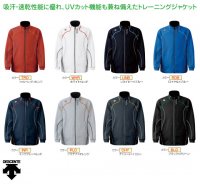 DESCENTE デサント　トレーニングジャケット（カラー【TRO】トゥルーレッド×オレンジ）
