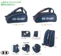 HI-GOLD ハイゴールド　3WAYバッグ（カラー【NR】ネイビー×レッド）