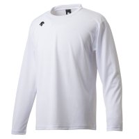 デサント（DESCENTE） ワンポイントロングスリーブシャツ （カラー【WHT】ホワイト）