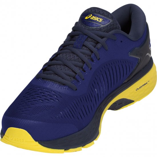 Asics men's gel-kayano 25 shoe - 2025 asics blue/lemon spark