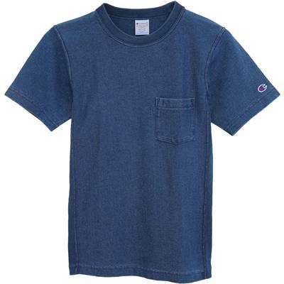 Champion（チャンピオン） リバースウィーブTシャツ （カラー【326】ストーンウォッシュブルー） - スポーツ用品の総合通販　オーゾネ