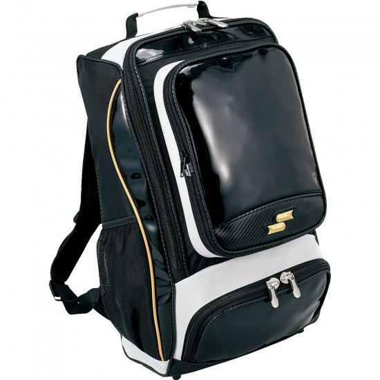 SSK エスエスケイ　エナメルバッグパック（カラー【9038】ブラック×ゴールド） - スポーツ用品の総合通販　オーゾネ