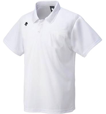 デサント（DESCENTE）ポロシャツ（カラー【WHT】ホワイト×ブラック） - スポーツ用品の総合通販　オーゾネ