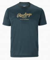 Rawlings ローリングス　プロフェッショナルTシャツ （カラー【BG】  ﾌﾞﾙｰｸﾞﾚｰ）