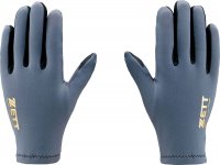 ZETT ゼット　防寒用ランニング手袋（カラー【1500】グレー）
