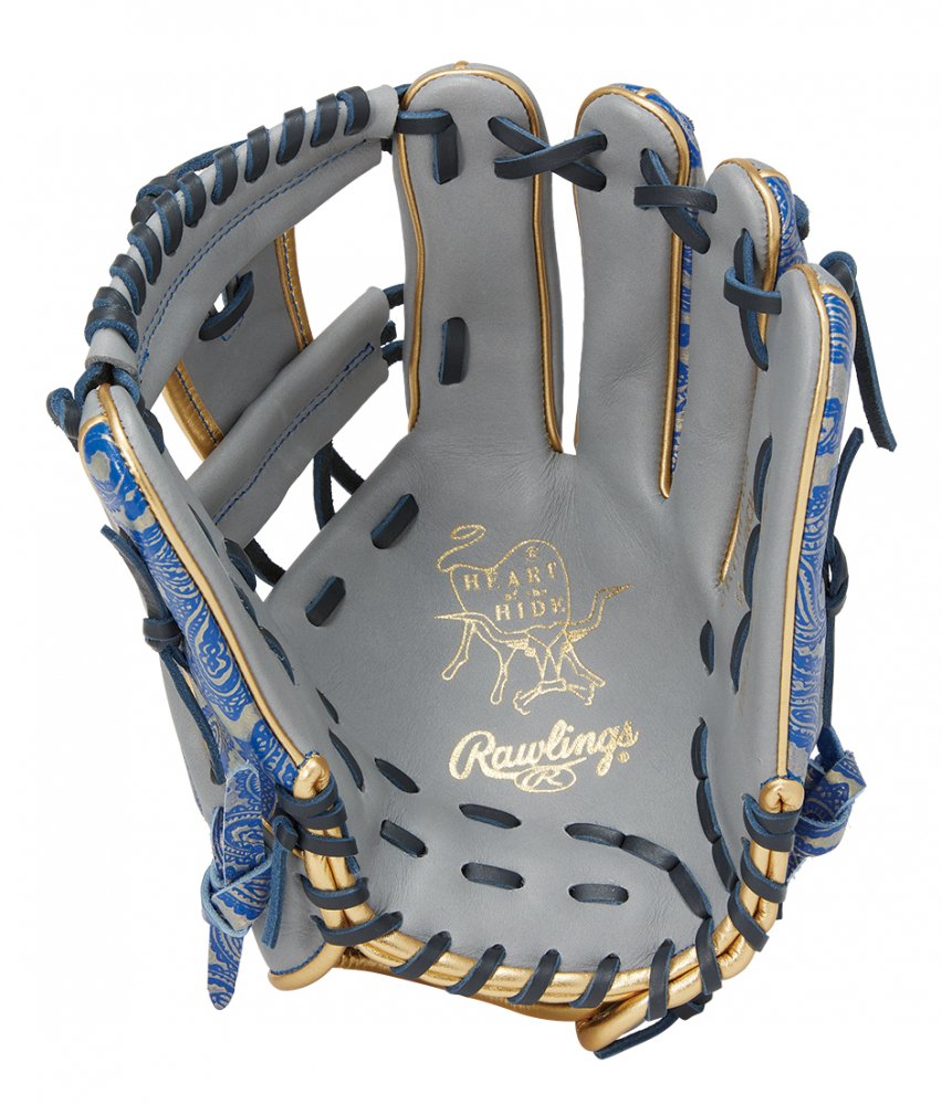 ローリングス（Rawlings） HOH PAISLEYシリーズ 軟式グラブ（内野手用）（カラー【GRY/RY】グレー/ロイヤル） -  スポーツ用品の総合通販　オーゾネ