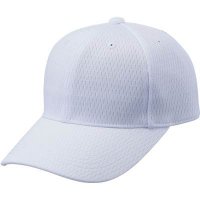 ZETT　帽子 六方オールメッシュキャップ（カラー【1100】ホワイト）