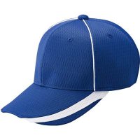 ZETT　帽子 六方オールメッシュ　キャップ（カラー【2500】ロイヤルブルー）