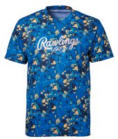 <img class='new_mark_img1' src='https://img.shop-pro.jp/img/new/icons15.gif' style='border:none;display:inline;margin:0px;padding:0px;width:auto;' />Rawlings ローリングス　クラッシュ ザ ストーン Tシャツ（カラー【BLU】ブルー）