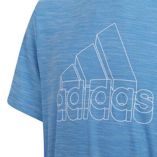 adidas アディダス YB MH AR ジュニアTシャツ（カラー【HB9937】ブルー