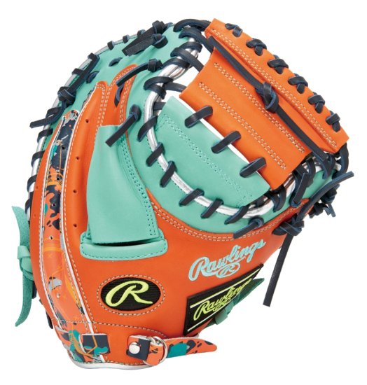 Rawlings ローリングス　HOH CRUSH THE STONE 軟式キャッチャーミット（カラー【MINT/ORG】ミント/オレンジ） -  スポーツ用品の総合通販　オーゾネ