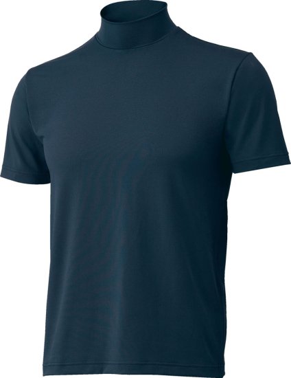 ZETT ゼット　ハイネック半袖　ライトフィットアンダーシャツ　（カラー【2900】ネイビー） - スポーツ用品の総合通販　オーゾネ