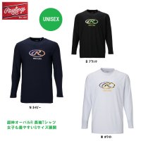<img class='new_mark_img1' src='https://img.shop-pro.jp/img/new/icons15.gif' style='border:none;display:inline;margin:0px;padding:0px;width:auto;' />Rawlings ローリングス　[2023年秋冬限定品] ＜超伸＞オーバルR 長袖Tシャツ
