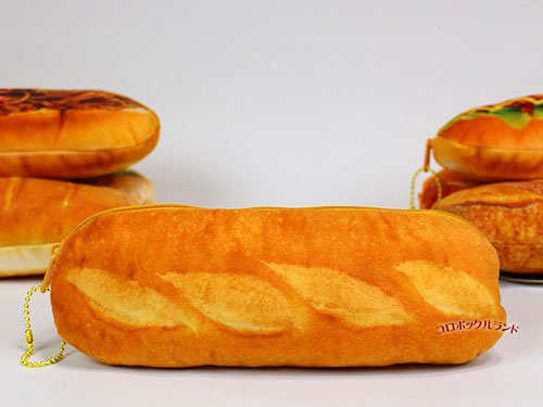 まるでパンみたいなペンポーチ（フランスパン） の画像