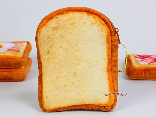 まるでパンみたいなマルチポーチ（食パン） の画像