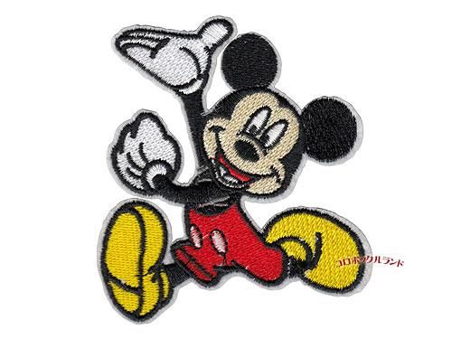 キャラクターワッペン ミッキーマウス アメリカン カントリー雑貨のコロボックルランド キャラクターワッペン ミッキーマウス アメリカン カントリー雑貨のコロボックルランド
