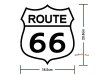 ROUTE66カッティングステッカー（黒）<img class='new_mark_img2' src='https://img.shop-pro.jp/img/new/icons1.gif' style='border:none;display:inline;margin:0px;padding:0px;width:auto;' />の商品写真