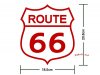 ROUTE66カッティングステッカー（赤）<img class='new_mark_img2' src='https://img.shop-pro.jp/img/new/icons1.gif' style='border:none;display:inline;margin:0px;padding:0px;width:auto;' />の商品写真