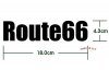 ROUTE66ロゴステッカー（黒・Ｂ）<img class='new_mark_img2' src='https://img.shop-pro.jp/img/new/icons1.gif' style='border:none;display:inline;margin:0px;padding:0px;width:auto;' />の商品写真