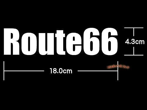 Route66ロゴステッカー 白 b アメリカン カントリー雑貨のコロボックルランド Route66ロゴステッカー 白 b アメリカン カントリー雑貨のコロボックルランド