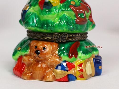 ビレロイ ボッホ クリスマス ヒンジボックス 小物入れ 陶器 ポタリーケース 小物入れヒンジボックス（ツリー） - アメリカン＆カントリー