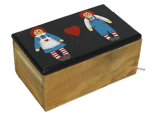 ラグフレンズボックス（ミニ木箱） の画像