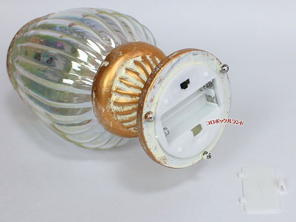 LEDスタンドランタン（Mサイズ・アンティークホワイト） の画像