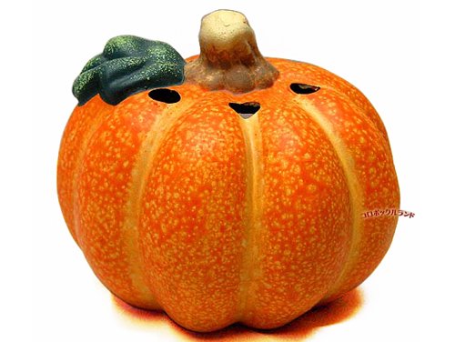 くりぬきかぼちゃキャンドルベース アメリカン カントリー雑貨のコロボックルランド
