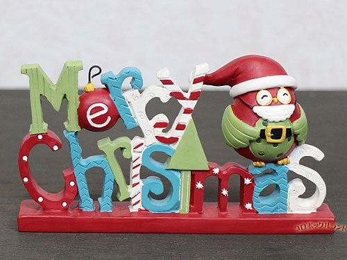 メリークリスマスロゴベース オウル アメリカン カントリー雑貨のコロボックルランド