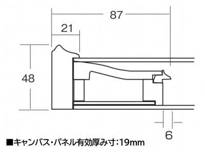 3407【潤-2】シャンペンゴールド額縁 | 日本画用 - 額縁 - 激安