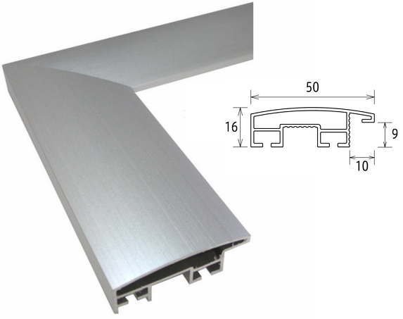 DL 150角(150×150mm) デッサン額縁 正方形 アルミフレーム アクリル板 