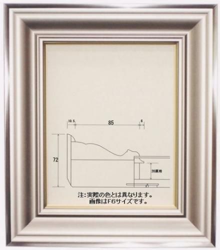 HS-3型 ステンレス額 25号 日本画用額縁 【メーカーより直送品