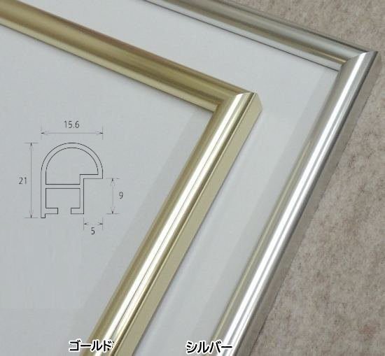 IC 40角 400×400mm デッサン額縁 正方形額 アルミ製 - 額縁 - 激安通販