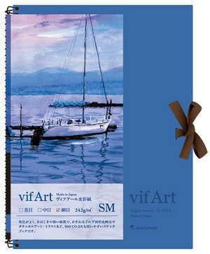 ヴィフアール水彩紙 細目 SM(サムホール) S31VA スケッチブック ヴィフアール水彩紙 細目 SM(サムホール) S31VA スケッチブック