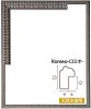 【木製】ロミオ 銀黒 【インチ】 (254×203mm) 水彩・デッサン額 アンティーク調のフレーム