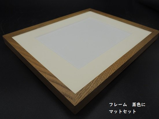 デッサン用額縁 木製フレーム UVカットアクリル付 9102 大全紙サイズ 乳白