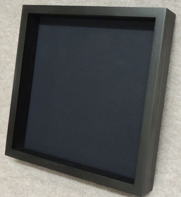 細角箱15 黒 S4号 (333×333mm) アクリル板(軽くて割れにくい) 油彩額縁