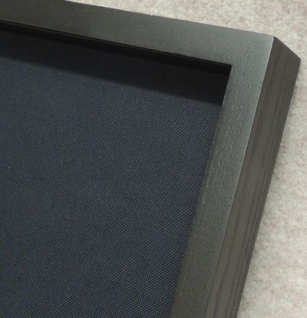 細角箱15 黒 S4号 (333×333mm) アクリルガラス仕様 油彩額縁